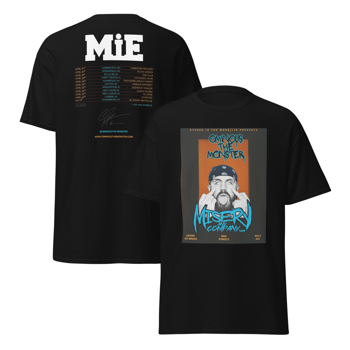 M&C Tour tee