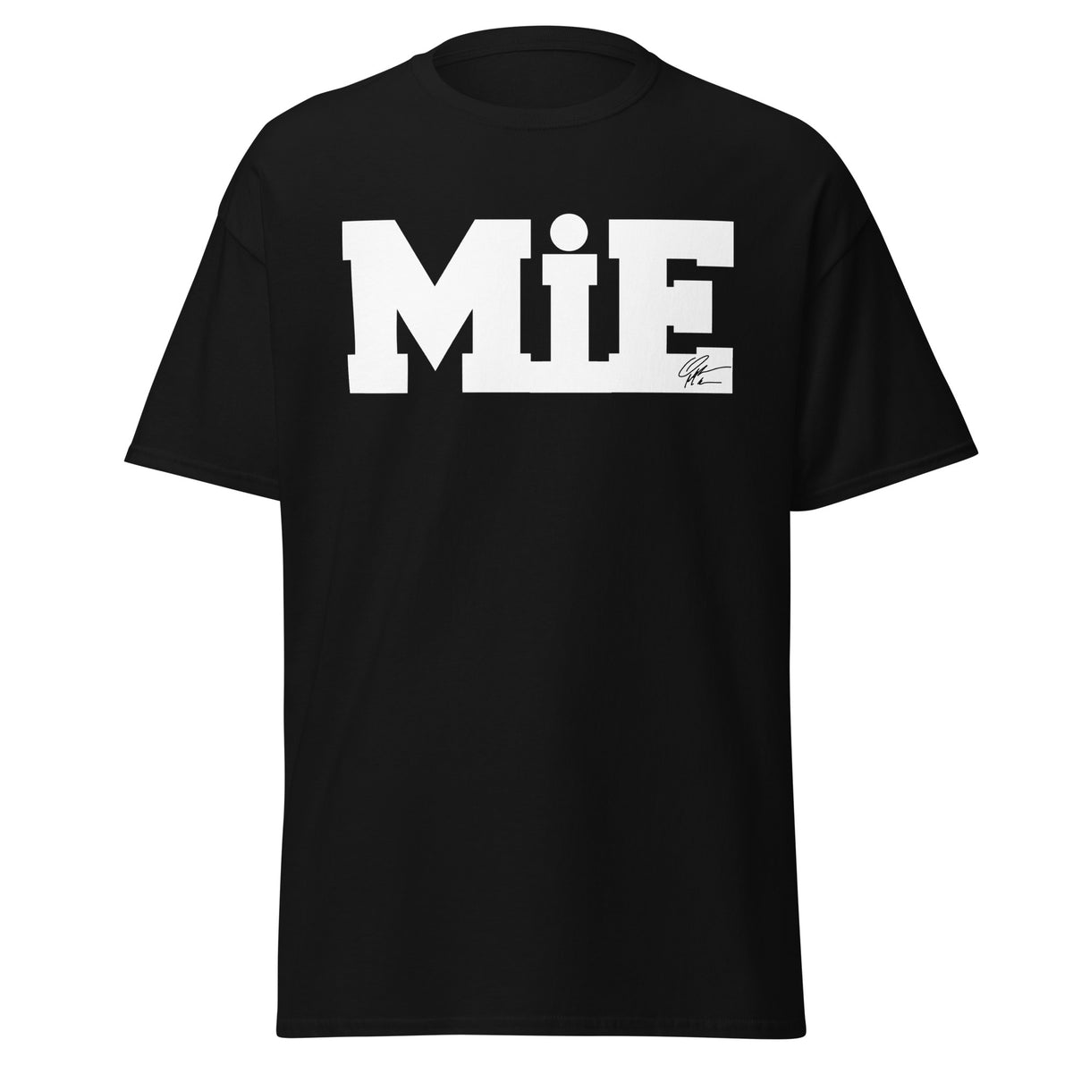 Black MiE signature tee